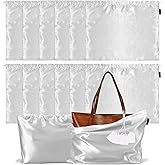 FEICHANGHAO 12 Pack Dust Bags for Handbags Storage Silk Cloth Bag With Drawstring Travel Storage Pouch for Handbag Purse Shoes Boots