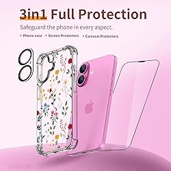 ilnehc for iPhone 16 Case,[3 in 1] with Screen