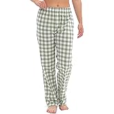 SAMGU Women's Cotton Sleep Pants, Elastic Waist Comfy Casual Lounge Pants with Pockets