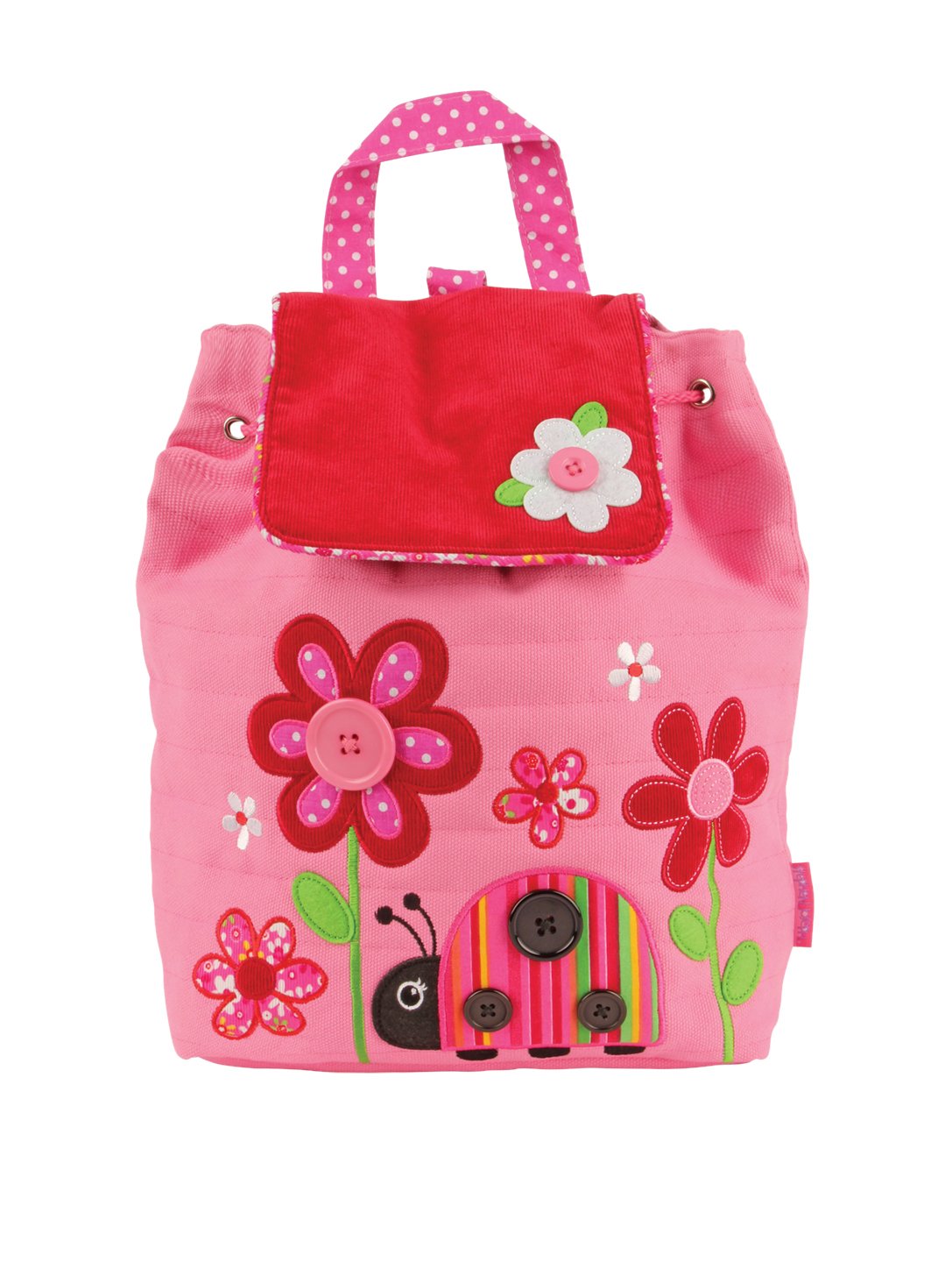 Stephen JosephSignature' Quilted Backpack Pink Ladybug