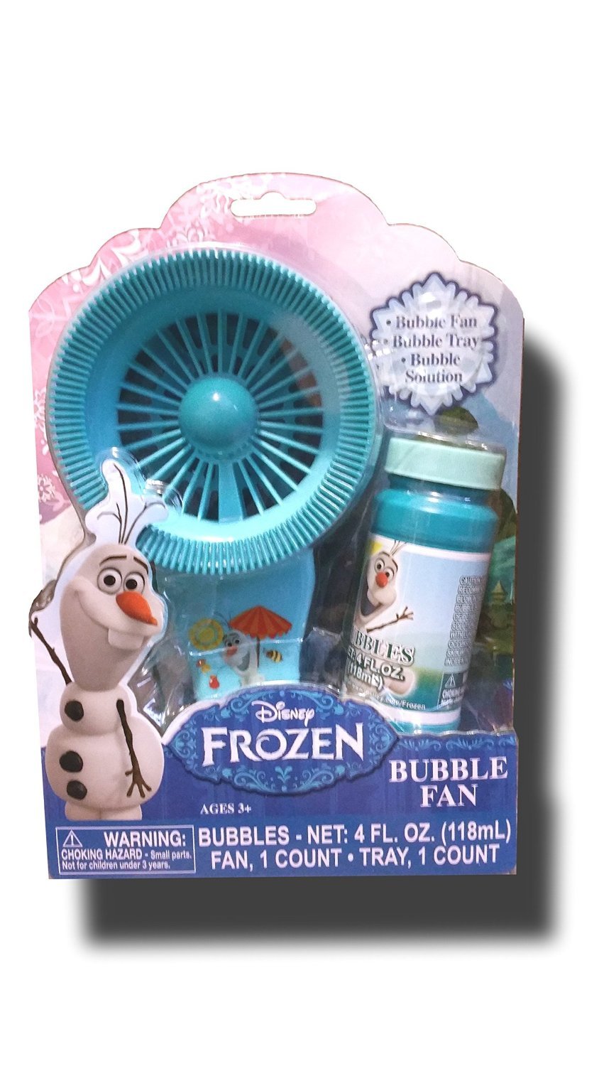 Disney Frozen Olaf Bubble Fan Toys Games Toys Activity Toys Blowing Toys