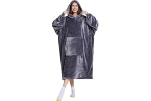 CozyLeep Wearable Blanket Hoodie for Women and Men, Warm Sherpa Hooded Snuggle Blanket Sweatshirt as Gifts for Mom Girlfriend