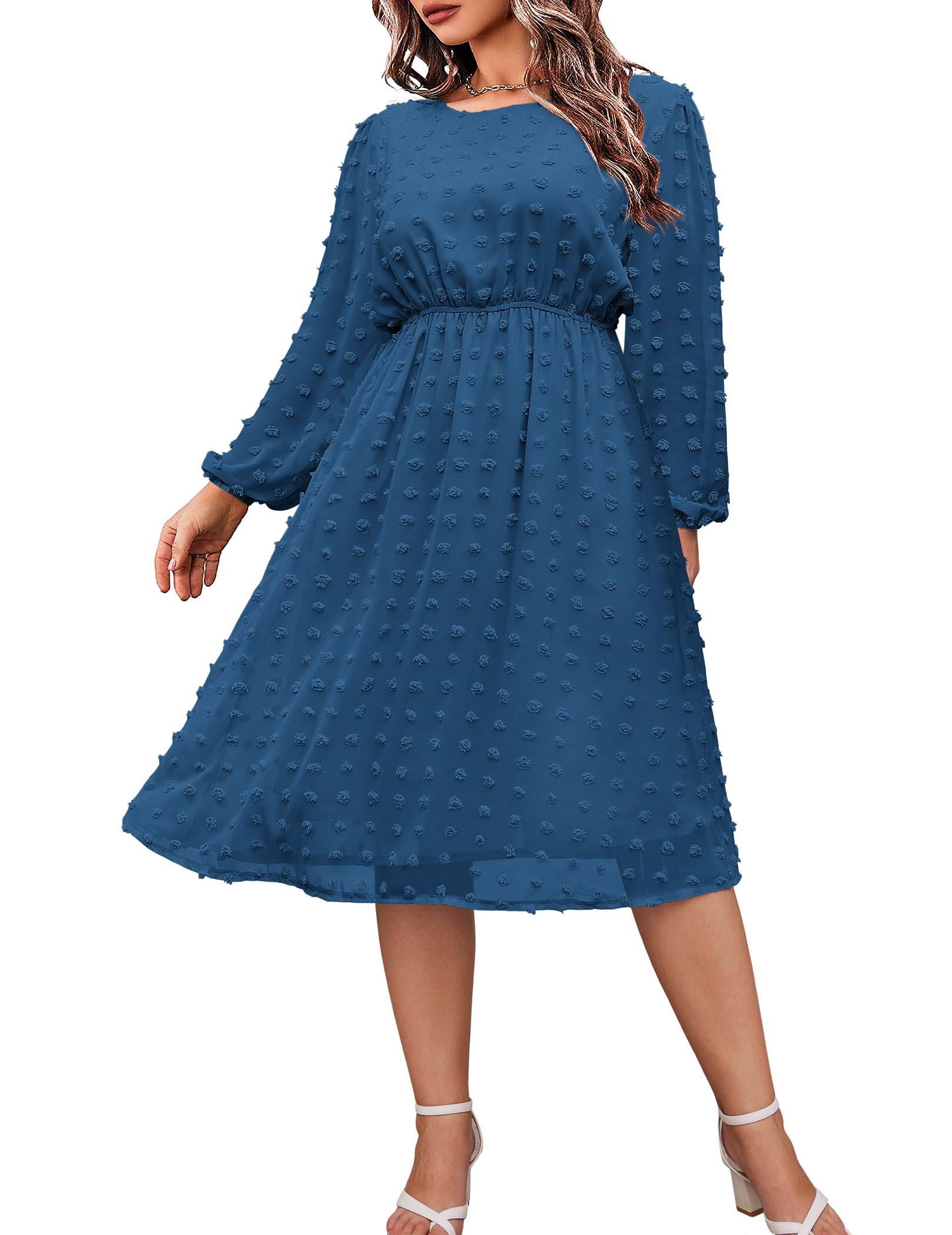 Tropical Print Maxi Dress With Long Sleeves And Belt Detail