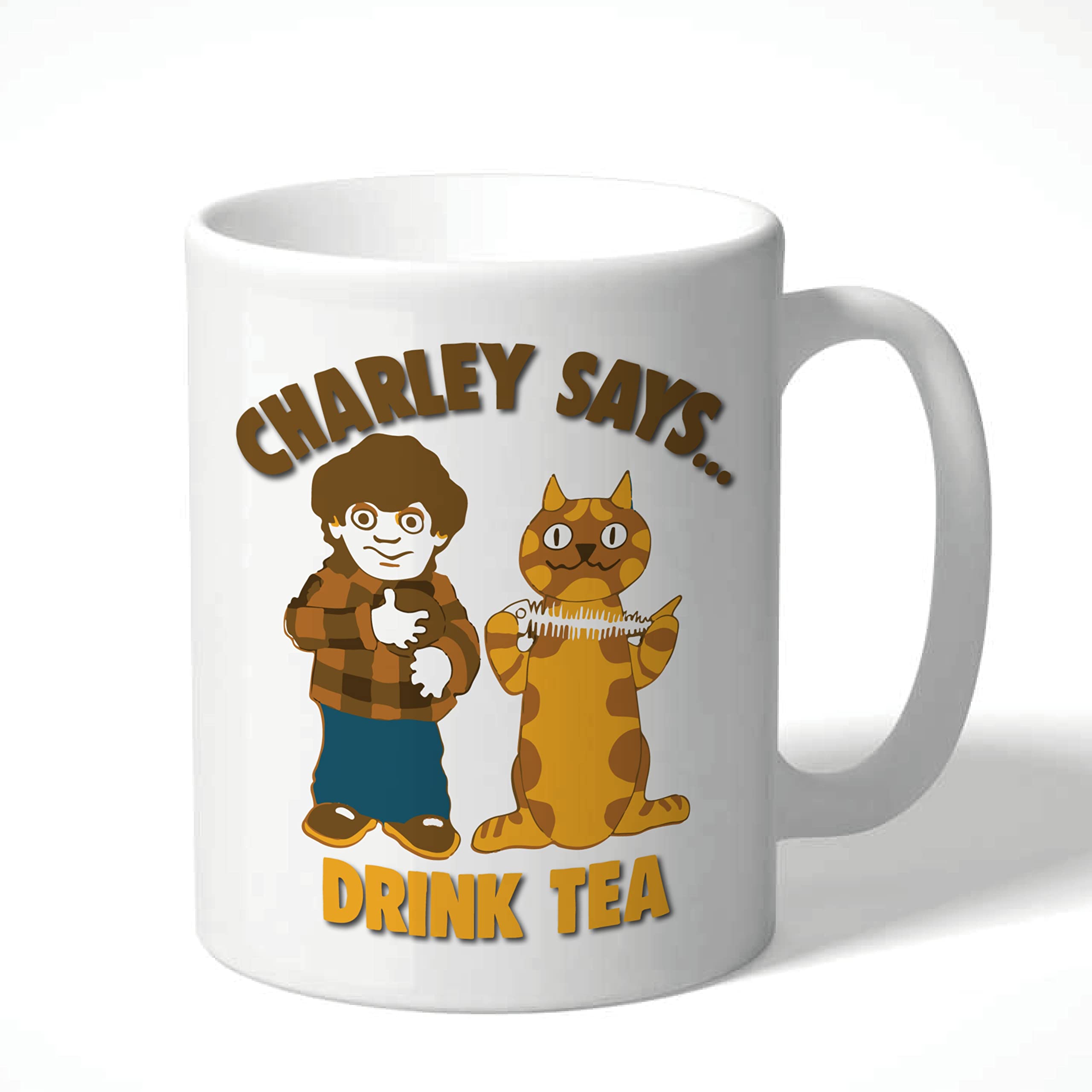 Cheeky Chops Mug -Charley says Vintage TV Advert - Funny Novelty Birthday Office Cup Drink CMUG34