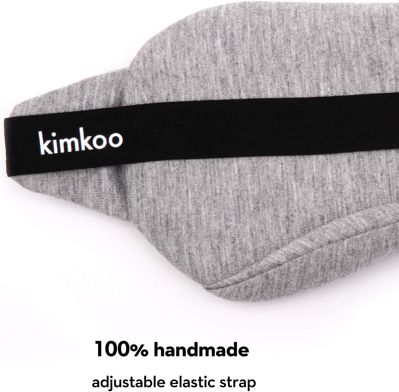 Kimkoo Cotton Sleep Mask-Sleeping Mask Blocking Out Light Perfectly for Women and Men, Soft and Comfortable Night Eye Mask for Sleeping , Blindfold for Travelling, with Pouch, 2 Pack,Black and Gray: Health & Personal Care