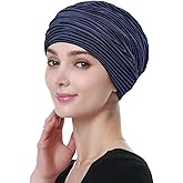 Alnorm Pleated Turban Classy Wraps Gifts Chemo Headwear for Women