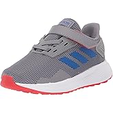 adidas Kid's Duramo 9 Athletic Shoe, Grey/Blue/Active Red, 7K M US Toddler