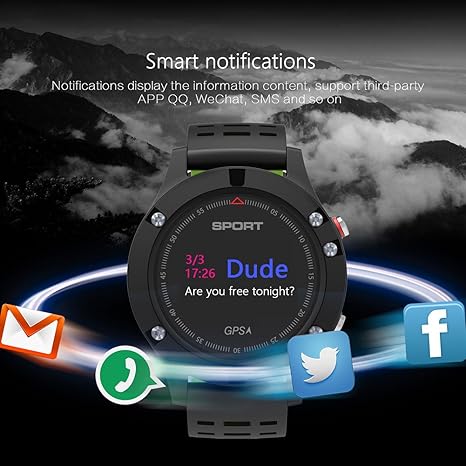 lennonsi Reloj GPS Multideporte, Reloj Deportivo Inteligente ...