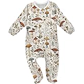 SHJI Baby One-Piece Footies Long Sleeve Rompers Pajamas Zip Front Pjs for Boys Girls kids