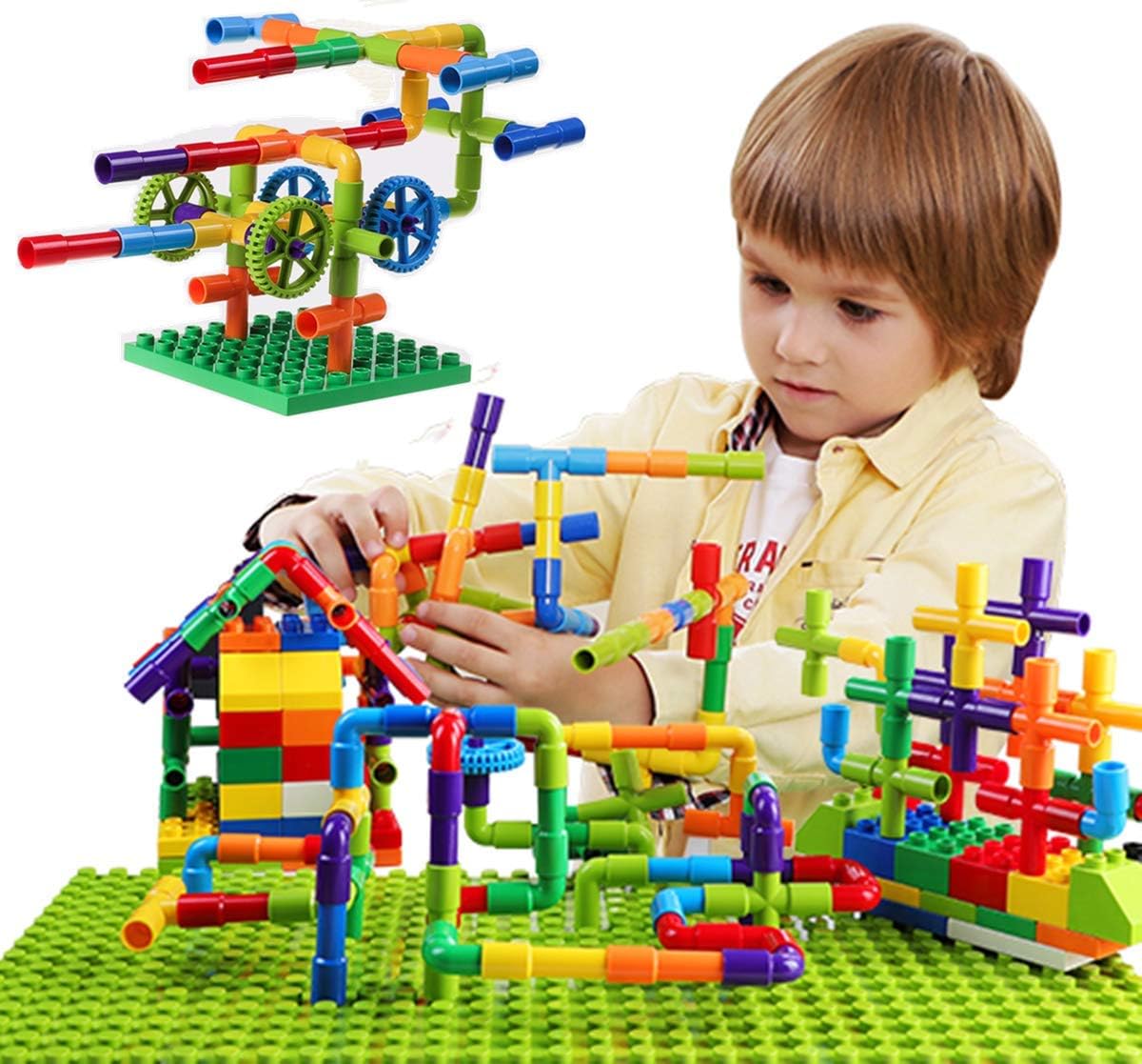 pipe construction toy
