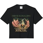 House of the Dragon Sunfyre Dragon Portrait Vintage Comfort Colors Crop Top