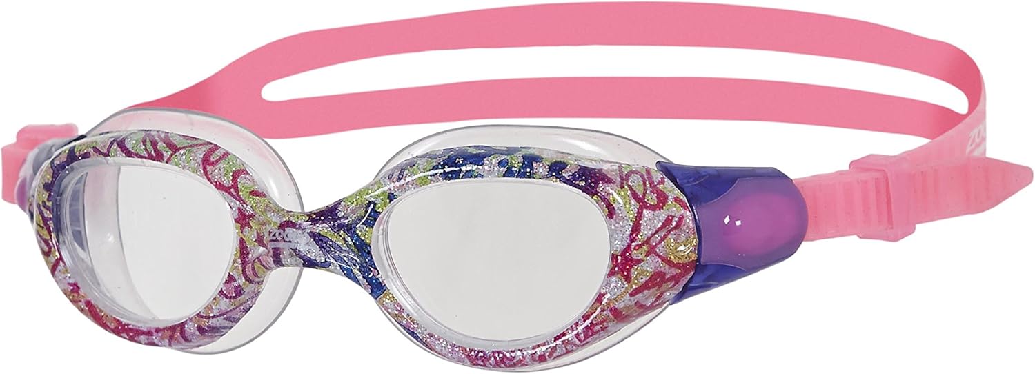 Zoggs Kids Little Comet Swimming Goggles Glitter with UV Protection