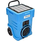 BlueDri AS1000 1000 CFM Portable Large Capacity HEPA Air Scrubber with Two-Stage Filtration, Blue