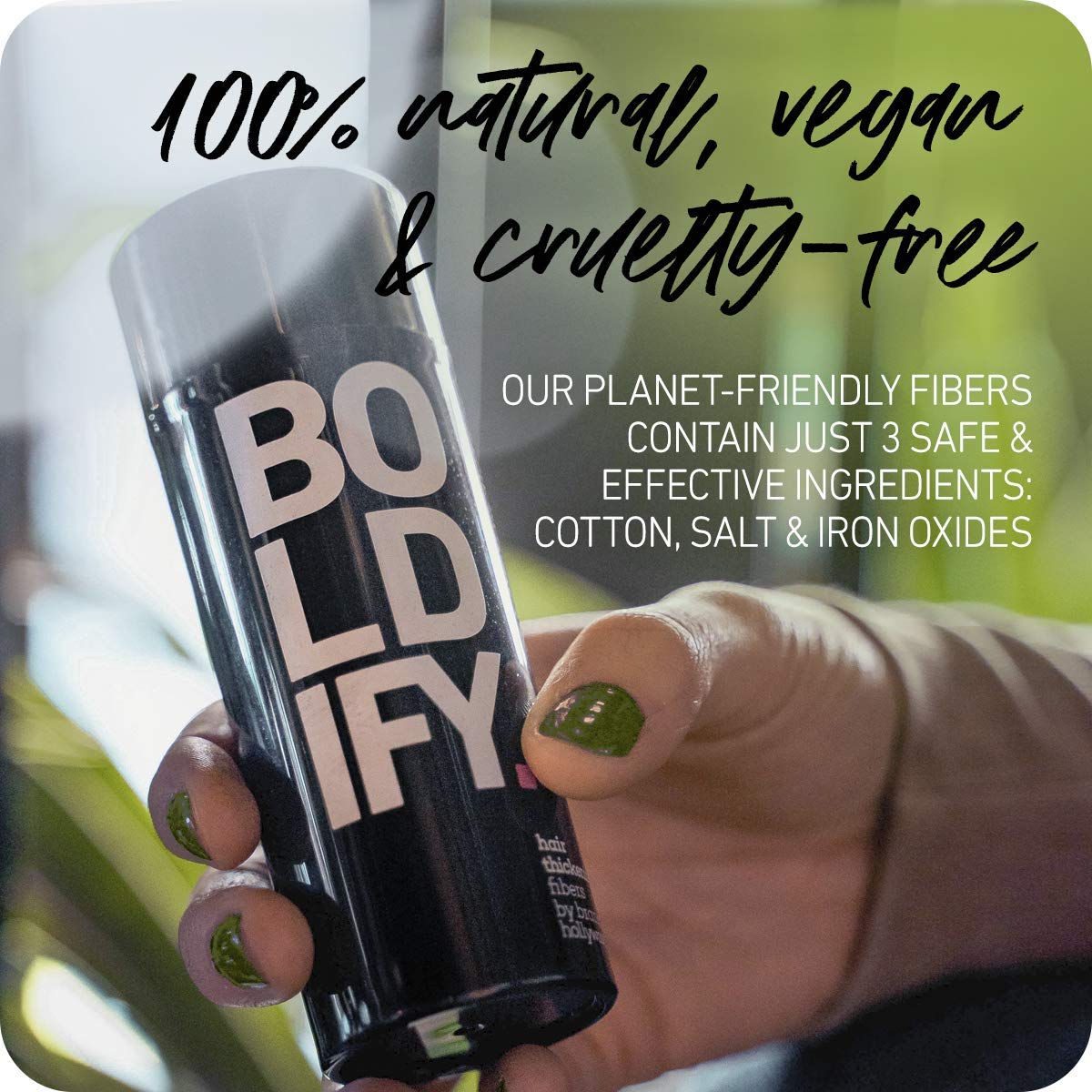 BOLDIFY Hair Fibers for Thinning Hair (DARK BROWN) 100% Undetectable & Natural - Giant 28g Bottle - Completely Conceals Hair Loss in 15 Seconds - Hair Thickener & Topper for Fine Hair for Women & Men: Beauty