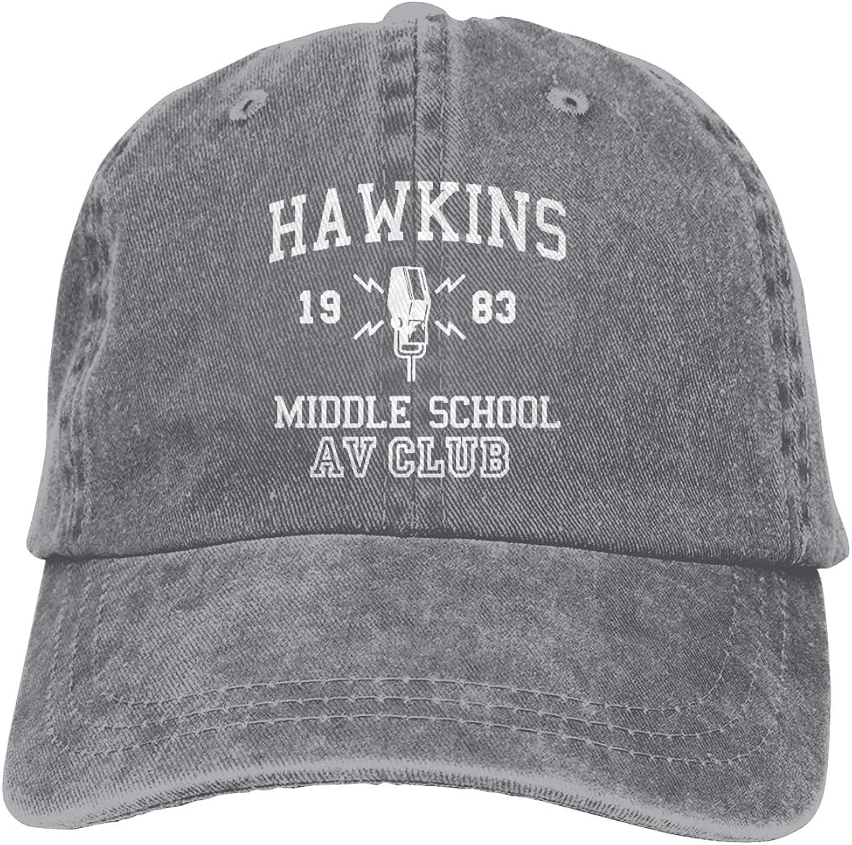 906 Unisex Hawkins 1983 Middle School Hat Trucker Denim Adjustable