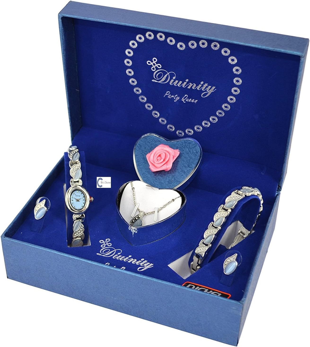 Womens/Ladies Gift Set, Watch, Bracelet, EARINGS & Necklace