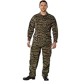 Vintage Tiger Stripe R/s Vietnam Fatigue Shirt, Small Regular