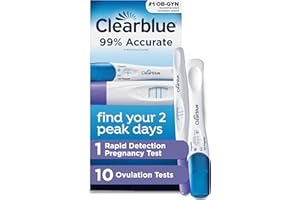 Clearblue Ovulation Complete Starter Kit, 10 Ovulation Tests and 1 Pregnancy Test