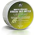 RA COSMETICS Whipped Shea Butter Lemongrass - 100% Pure and Natural African Shea Butter - Ultimate Handcrafted Moisturizer with Essential Vitamins for Radiant Skin and Luscious Hair - 6oz Jar