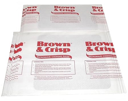 Pack de 30 microondas horno ~ marrón y Crisp ~ bolsas de cocina ...