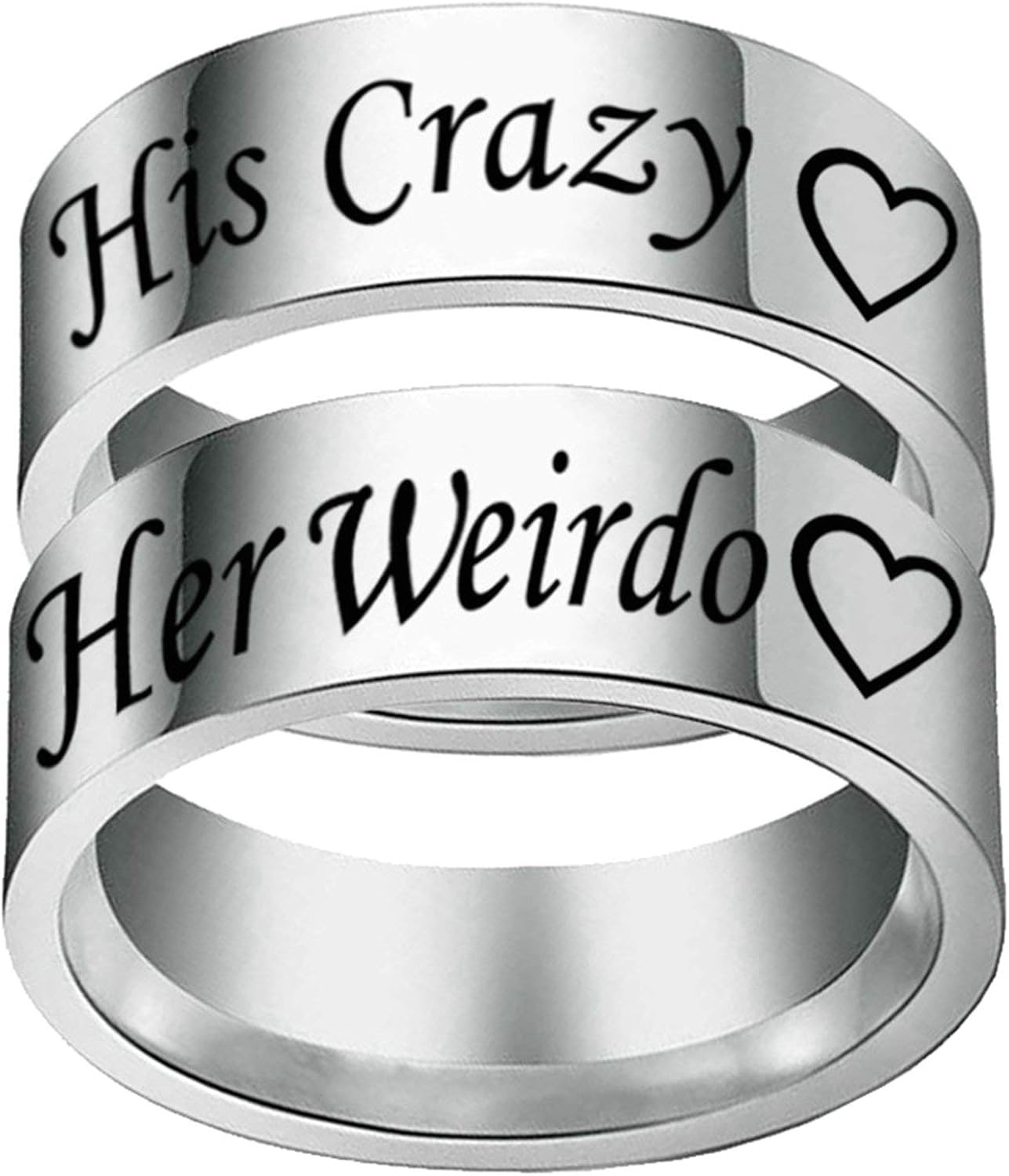 Aooaz Stainless Steel Ring Jewelry Couples Ring for Him