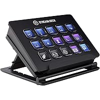 Elgato Stream Deck - Live Content Creation Controller with 15 Customizable LCD Keys, Adjustable Stand, for Windows 10…