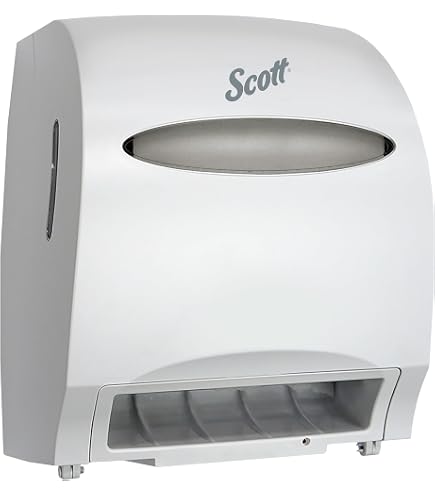 Distributeur D'essuie-mains électronique Kimberly-Clark Professional – Blanc, Sans Contact, Compatible Rouleaux Kleenex/Scott - 10