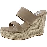 Steve Madden Sunrise Wedge Sandal Tan Suede 8.5 M