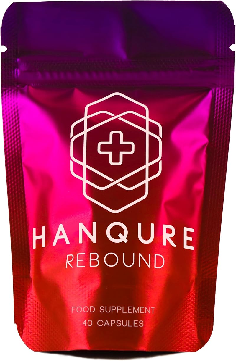 HANQURE Rebound Vitamin B1 B6 B12 C Magnesium 40 Vegan UK Made