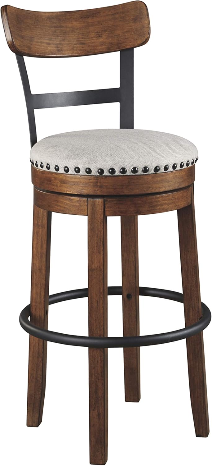 valebeck counter stools on Amazon Com Signature Design By Ashley Valebeck 30 Farmhouse Pub Height Barstool Brown Furniture Decor