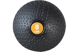 PRISP Weighted Medicine Slam Ball - Fitness Ball with Easy Grip Textured Surface