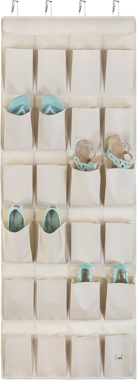 bamboo shoe rack amazon on Amazon Com Mindspace Over The Door Shoe Organizer Rack Hanging Shoe Organizer For Closet For Closet Organization Laundry Room Pantry Bathroom Organizer Home Improvement