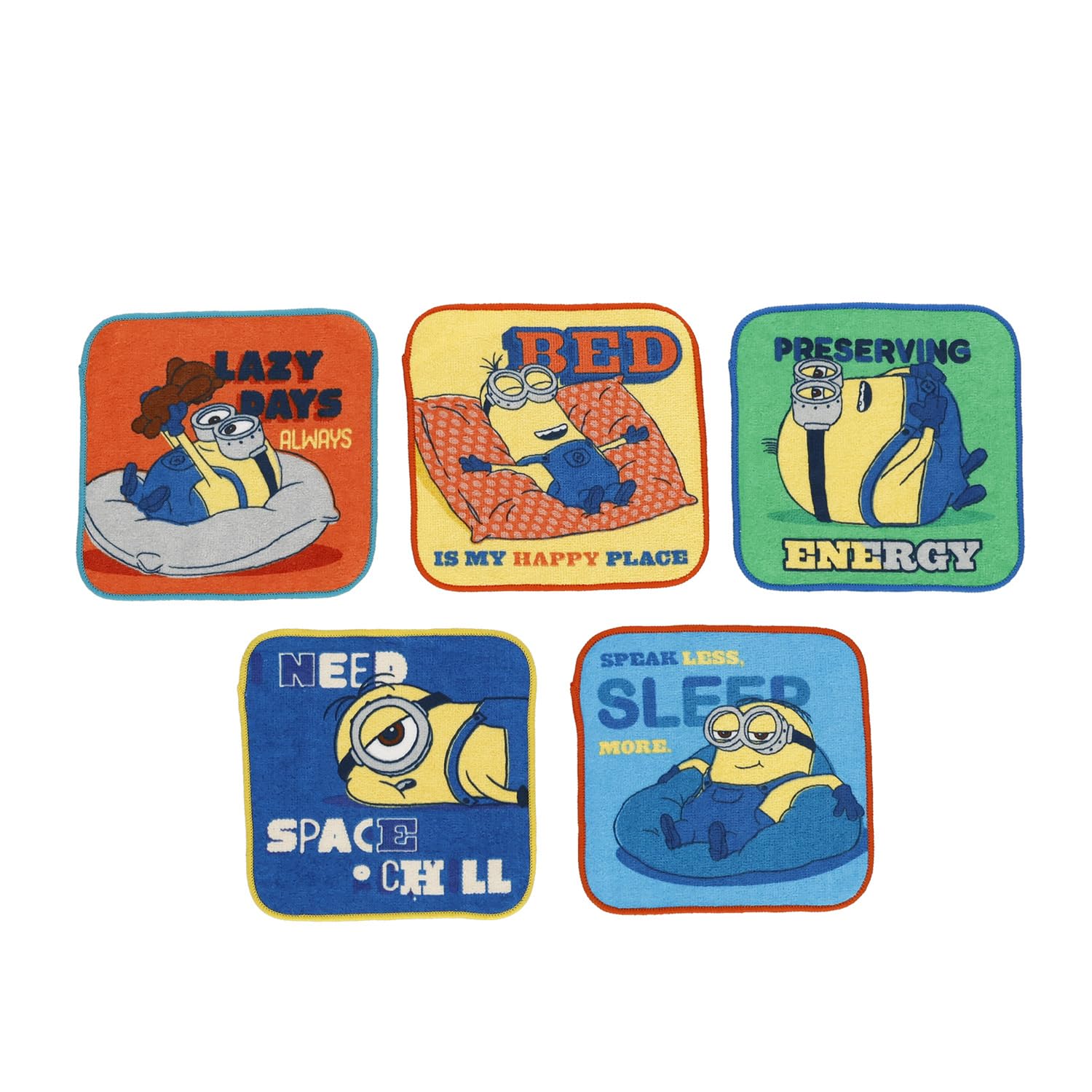 丸眞 ミニタオル 5枚組 ミニオン スリープチーム 4805056000商品画像