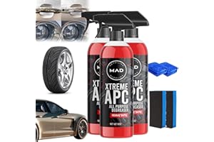 HEARUVE Xtreme Apc - Mad Xtreme Apc, Xtreme Apc Cleaner, Mad Detailing Xtreme Apc, Xtreme Apc All Purpose Degreaser, Xtreme Apc Cleaner Degreaser Gentle Cleansing for Car, Bathroom, Furniture (3)