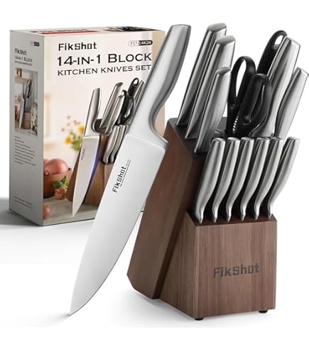 Amazon.com: Fikshot Knife Set – German Stainless Steel, Ultra