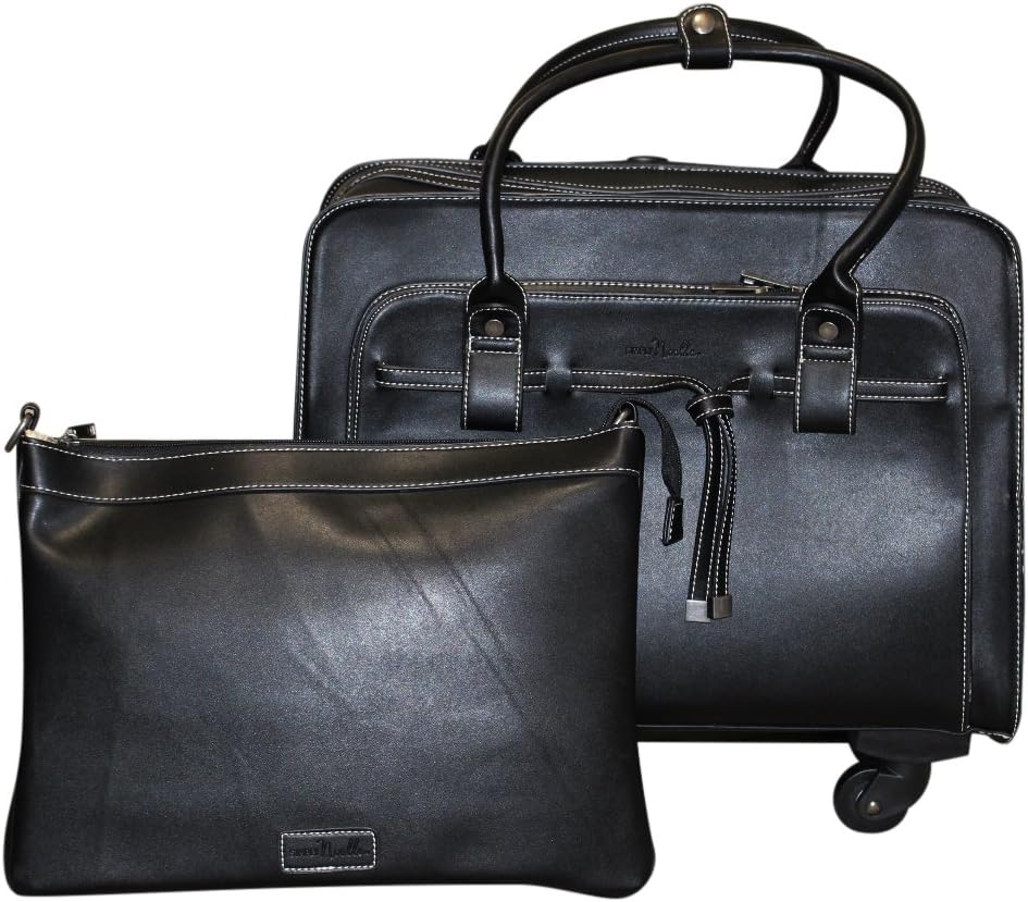 Simply Noelle Tied Up Roller Bag, Black