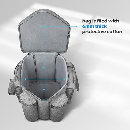 PISOSN Portable Cover Carrying Case Bag Compatible with Bose S1 Pro Portable Bluetooth Speaker (Black)