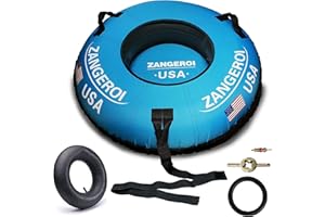 ZANGEROI Snow Tube Snow Tubes for Sledding Heavy Duty Kids Snow sleds for Kids and Adult Heavy Duty Snow sleds for Adults Inflatable Snow Tube Commercial Snow Tube towable Snow Tube