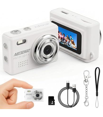 Amazon.com: NELSONIC MiniPix 1080P Digital Keychain Camera, 8GB