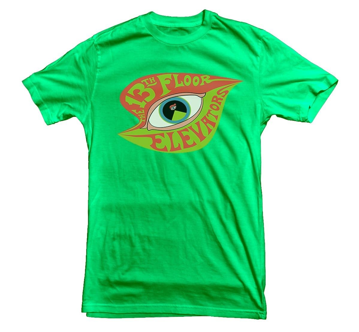 Dicky Ticker 13th Floor Elevator T Shirt Texan Psychedelic Medium Kelly