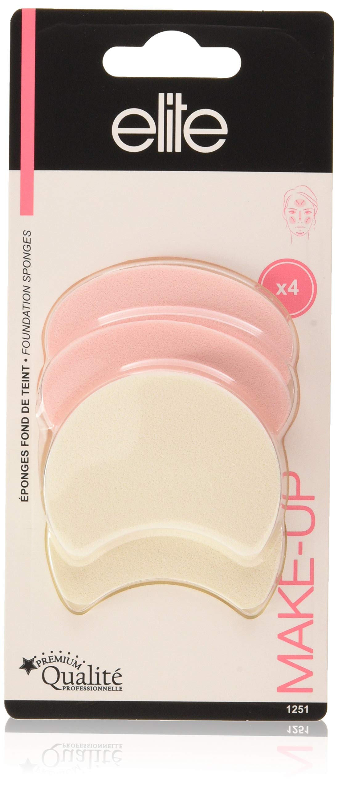 Elite Models Facial Makeup Sponge - 6 of 1 Count (Total: 6 Count)