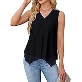 Blooming Jelly Womens Tank Tops Sleeveless Lightweight Summer Tops 2025 Business Dressy Casual Chiffon Blouses