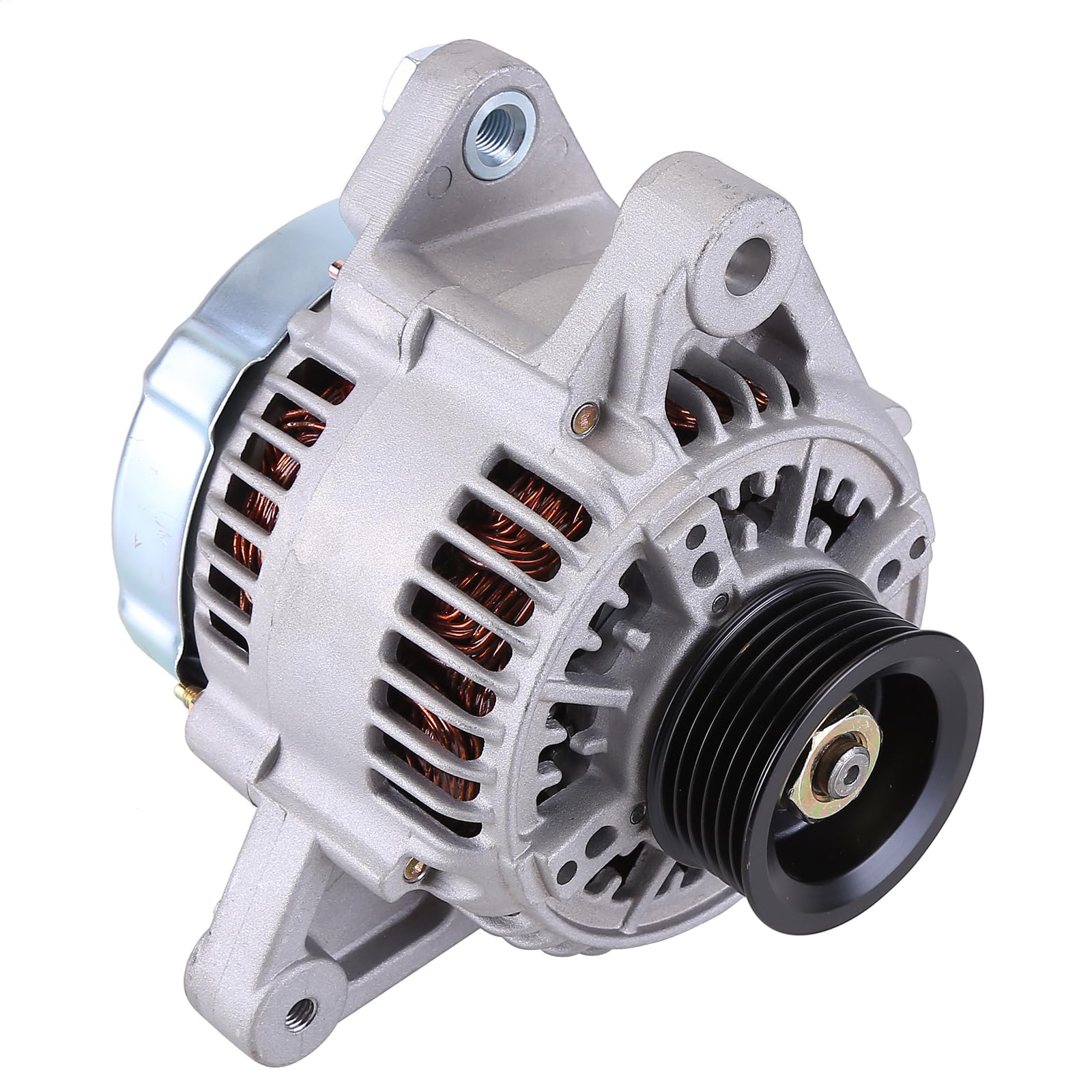 Photo 1 of Alternator Replacement for Toyota Sienna V6 3.0L 1998 1999 2000 2001 2002 2003,Replacement# 27060-0A040 27060-0A040-84 27060-20090 101211-7670,12V 100A 6-Groove Pulley Clockwise Alternator