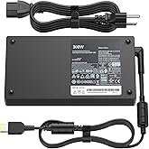 300W 20V 15A AC ADL300SDC3A Laptop Charger Compatible with Lenovo Legion | 5 5i 5P 7 7i pro 15 16 17 R9000P R9000K Y9000K Y9000X GX21F23045 SA10R16956 5A10W86289 Power Adapter Supply Cord