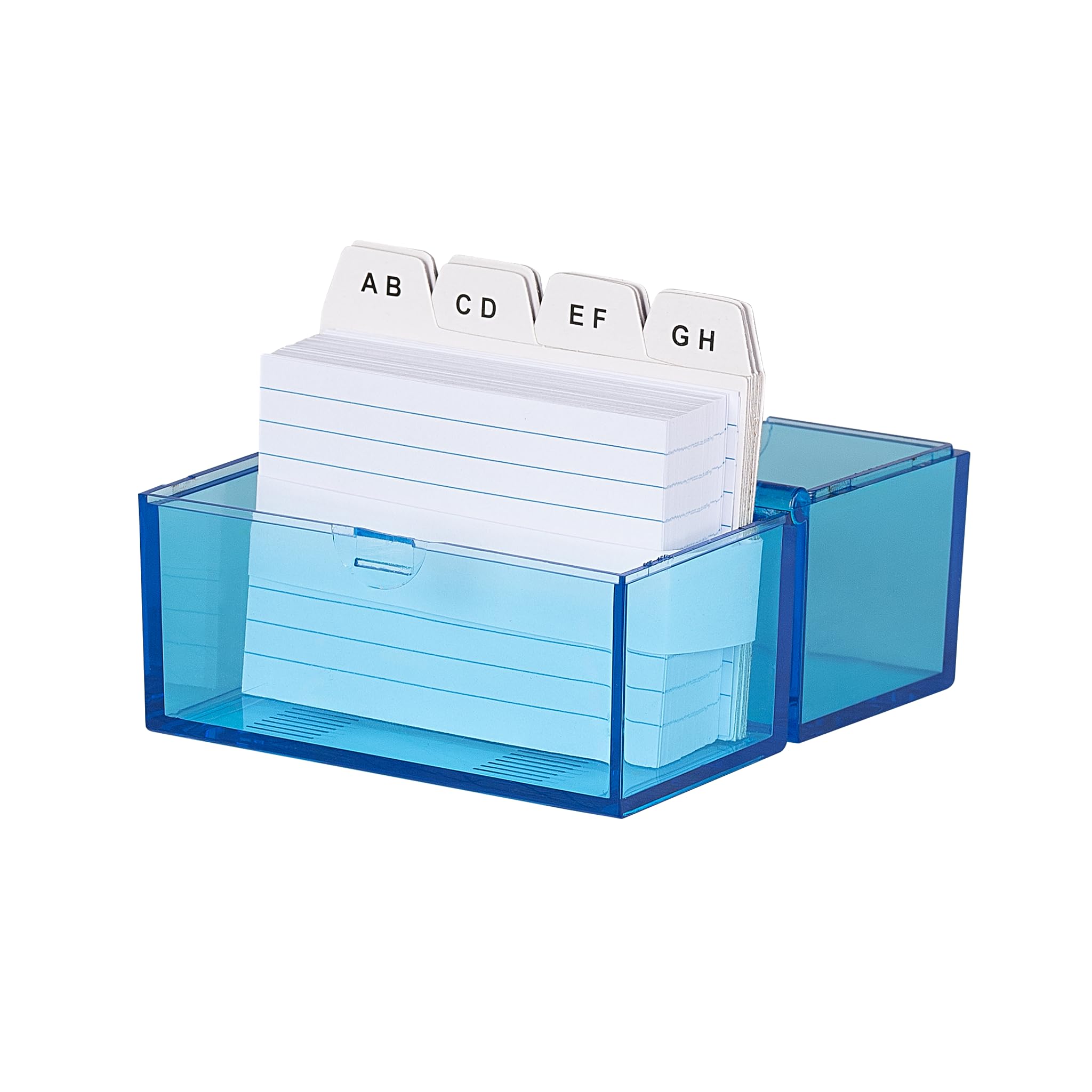 Wedo A8 Index Box with 100 Filled Index Card