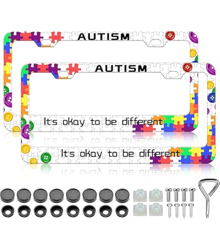 Different not less autism awareness Royalty Free Vector
