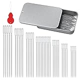 FIVEIZERO 80/40 PCS Large Eye Sewing Needles, 7