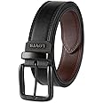 Levi's Men's Two-in-One Reversible Rotative Buckle Casual Everyday Jean Belt (Regular and Big & Tall Sizing)
