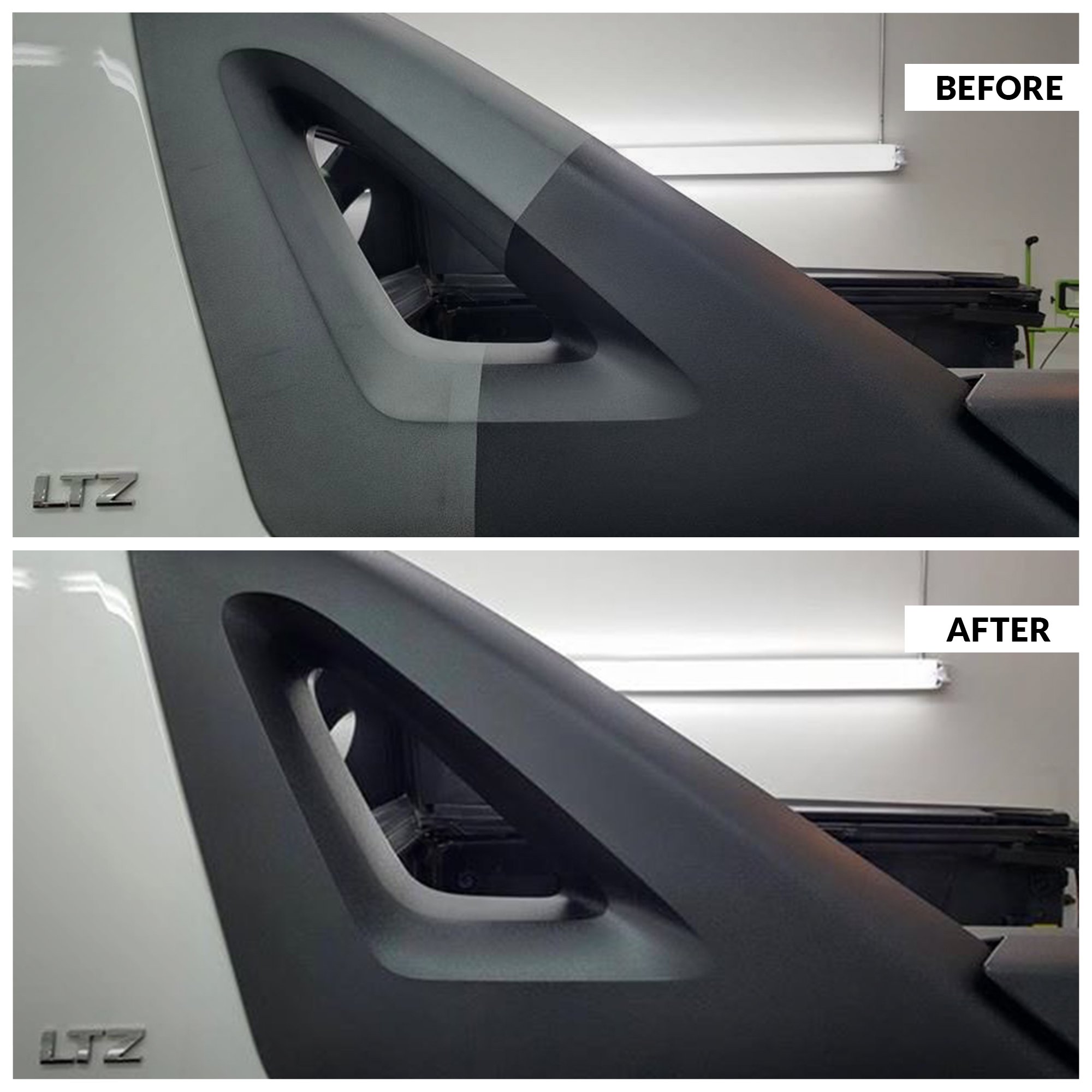 Solution Finish Black Plastic & Vinyl Plastic Trim Restorer Car and