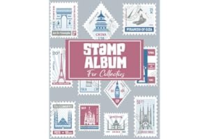 Stamp Album For Collectors: Perfect Stamp Collecting Album for Stamp Collectors, Stamp Collection Catalog Journal, Blank Stam